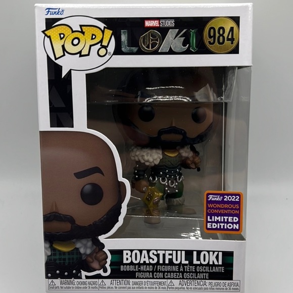 🌺 Boastful Loki 984 Funko Pop Marvel Studios Limited Edition - Picture 1 of 5
